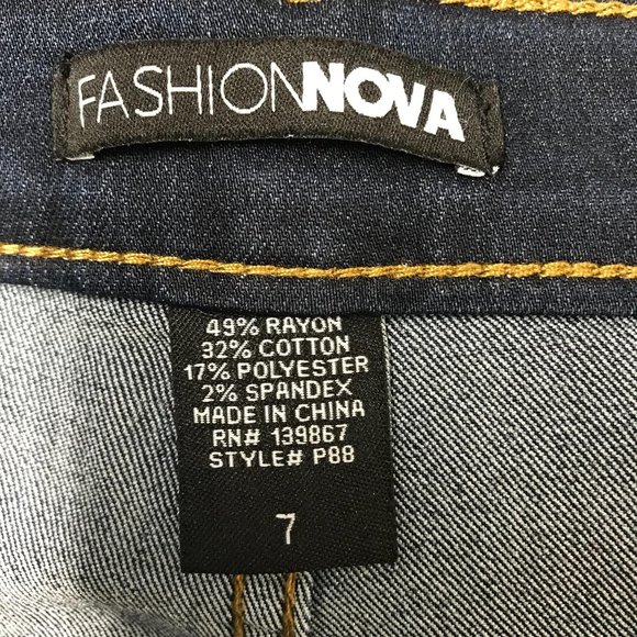 Fashion Nova High Rise Skinny Jean 7 - Picture 5 of 6